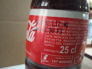 Coca Cola Lotto 4 bottiglie e 1 lattina anni 80-90