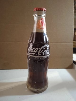 Coca Cola Lotto 4 bottiglie e 1 lattina anni 80-90