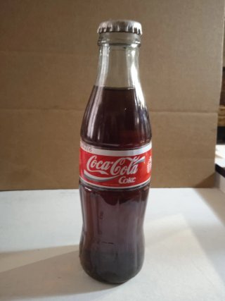 Coca Cola Lotto 4 bottiglie e 1 lattina anni 80-90