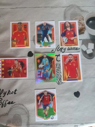 Lote 7 cromos fútbol España
