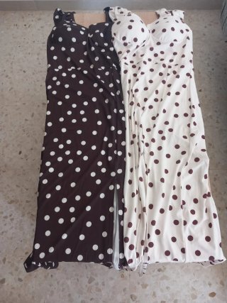 2 Vestidos Lunares Talla Única