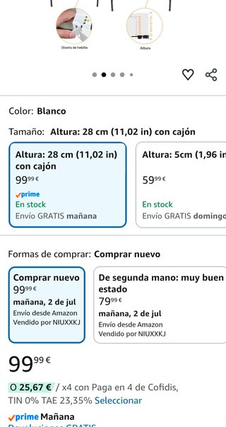 Soporte Lavadora Universal NIUXX con Cajón