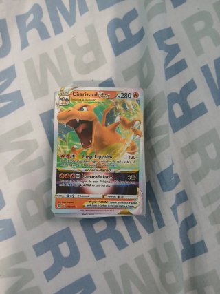Lote Cartas Pokémon Charizard V ASTRO
