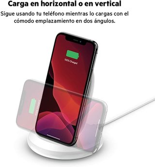 Belkin Soporte Carga Inalámbrica 15W BoostCharge