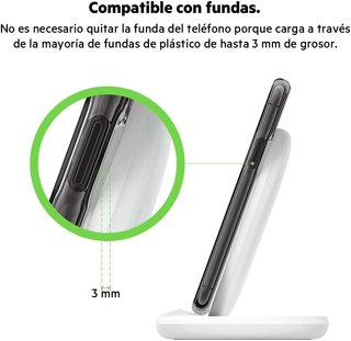 Belkin Soporte Carga Inalámbrica 15W BoostCharge