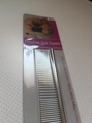 Peine Doble Uso para Perros 15 cm