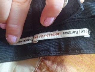 Pantalón corto Bershka negro Talla S