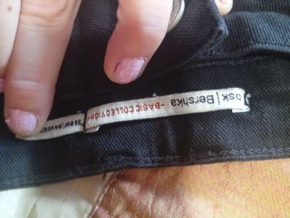 Pantalón corto Bershka negro Talla S