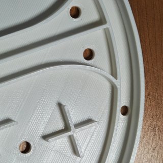 Molde Pan Eucaristia ø21cm. 1 PZ. Dec CURVA C.Neoc