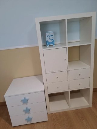 Habitación infantil con cajón y estrella