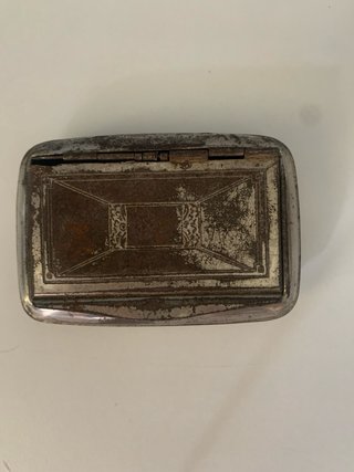 Contenitore in  metallo vintage