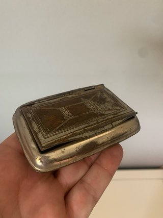 Contenitore in  metallo vintage
