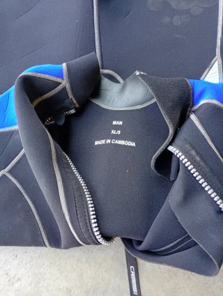 Neopreno Cressi Summer Azul/Negro
