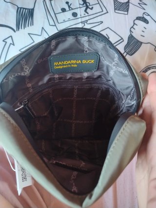 Bolso bandolera Mandarina Duck verde