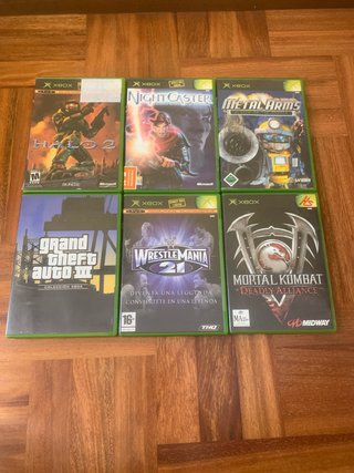 Consola Xbox Clásica + 5 Juegos