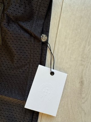 Camiseta Chrome Hearts Mesh Football Negra Talla M