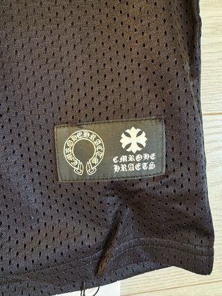 Camiseta Chrome Hearts Mesh Football Negra Talla M