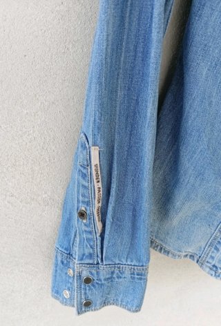 Camicia jeans donna Guess, tg XS, blu, 100% cotone