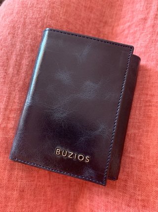 cartera caballero piel