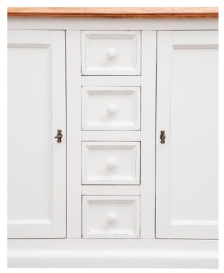 Credenza Country in legno massello di tiglio