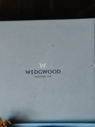 Wedgwood Piatto Decorativo Blu e Bianco
