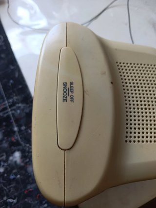 Radio despertador Aiwa FR-A45 Beige