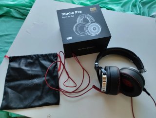 Auriculares DJ Negros y Rojos