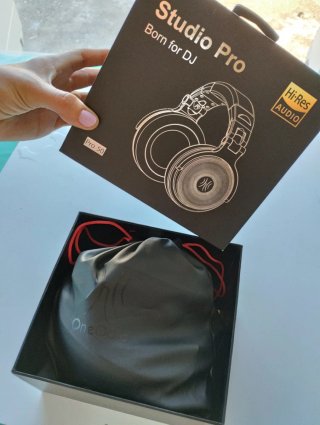 Auriculares DJ Negros y Rojos