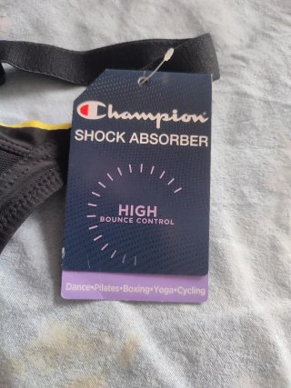Reggiseno sportivo Champion Shock Absorber Nero