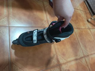 Patines Oxelo y Bolsa para llevarlos