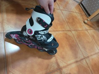 Patines Oxelo y Bolsa para llevarlos