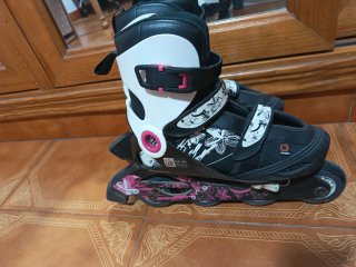 Patines Oxelo y Bolsa para llevarlos