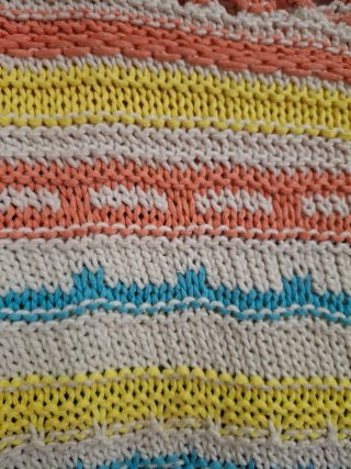 Jersey vintage multicolor