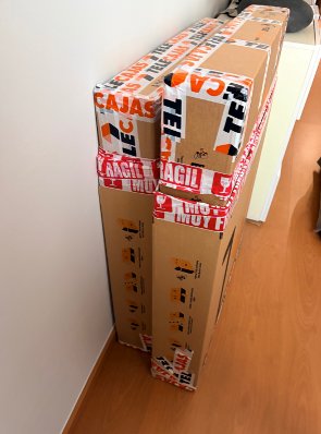 Cajas para cuadros/TV (x2)
