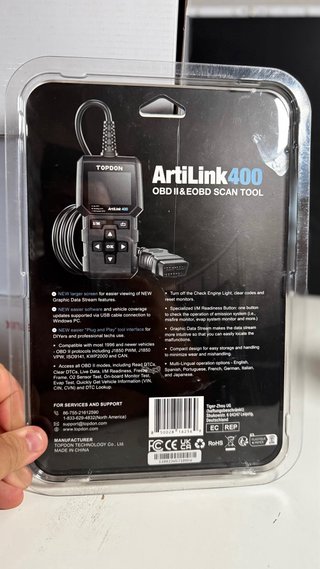 TOPDON AL400 Máquina Diagnóstico OBD2