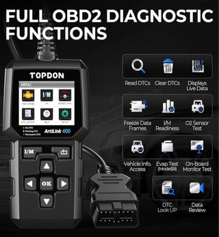 TOPDON AL400 Máquina Diagnóstico OBD2