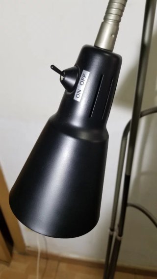 Lámpara vintage IKEA Kvart de pie 3 focos