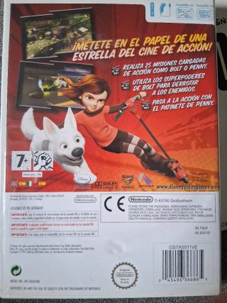 Videojuego Disney Bolt para Wii
