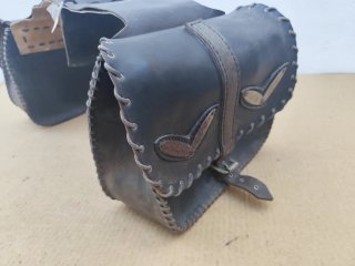 Alforjas de cuero moto