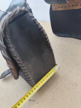 Alforjas de cuero moto