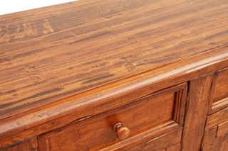Credenza Country in legno massello di tiglio finit