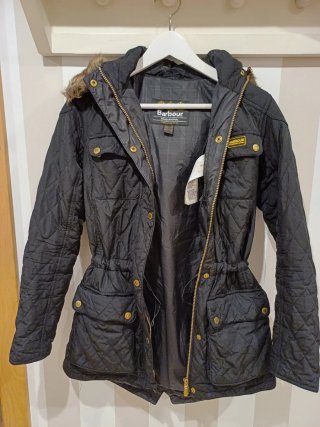 Chaqueta Barbour acolchada negra T40