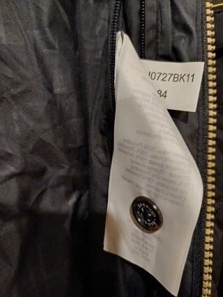 Chaqueta Barbour acolchada negra T40