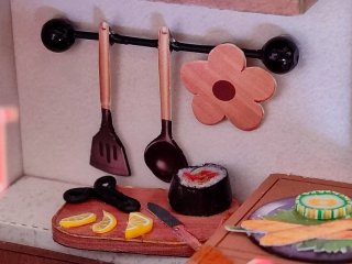 Sushi Miniatura Casa muñecas casita Japonés maquet