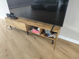 Mueble TV madera y metal
