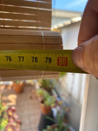 Cortinas de bambú para terraza Las 4 por 10 euros
