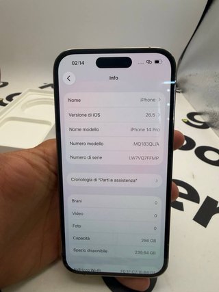iPhone 14 Pro 256GB Oro - Batteria 78%