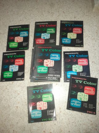 Libros antiguos esquemas TV