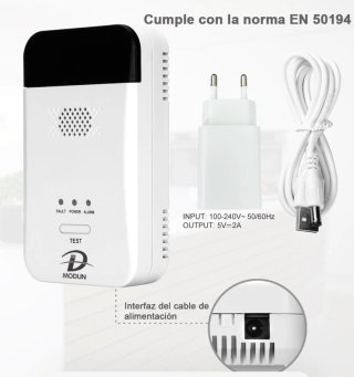 Detector de gas MODUN