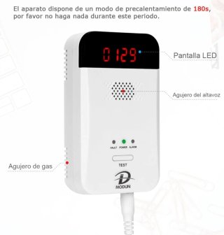 Detector de gas MODUN